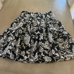 Ralph Lauren cotton poly ruffled skirt